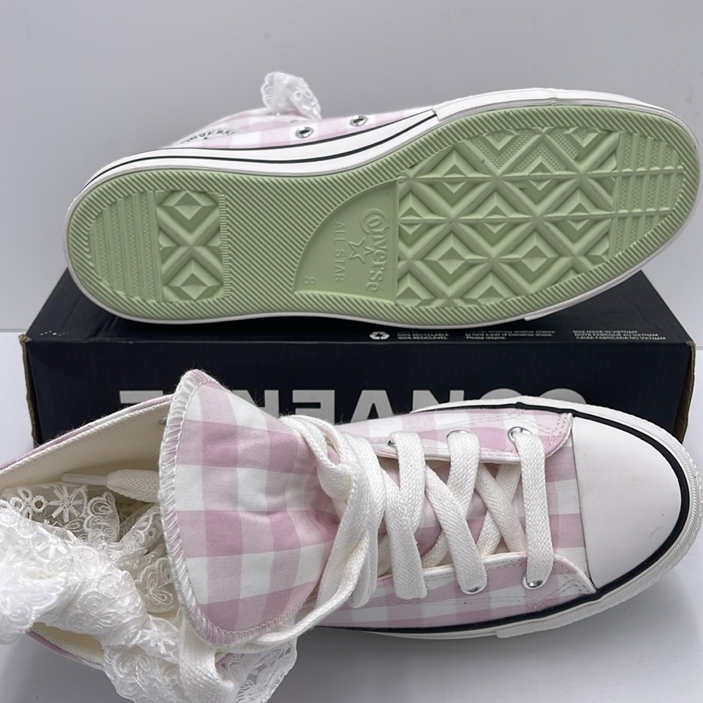 Converse WMNS Gingham High-Top Platform Sneaker A13663C
CTAS LIFT HI
SUMMIT PINK - Picture 3 of 16